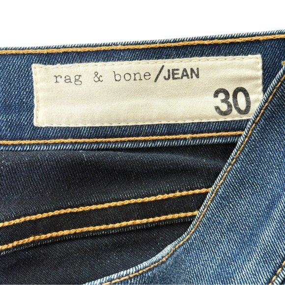 Rag and Bone Jeans Womens Skinny Blue Denim Size 30 - Picture 3 of 9